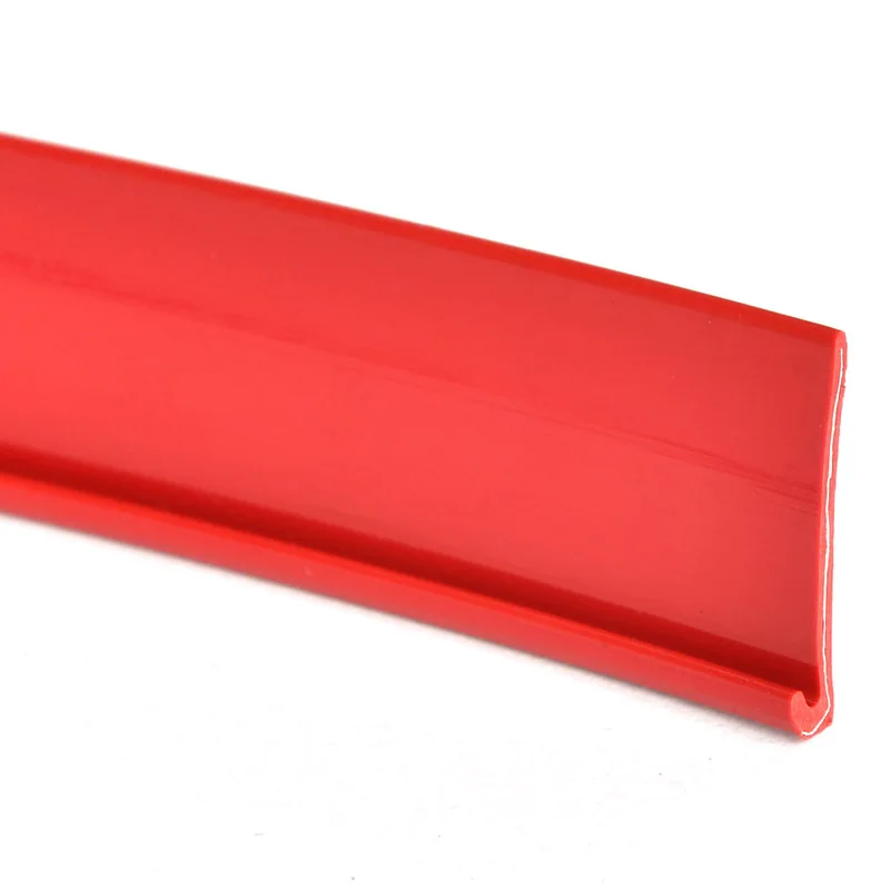 Aluminum channel letter trim cap plastic strip plastic channel letter trim cap