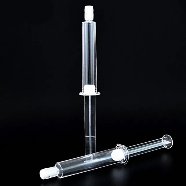 10 ML 5 ML Cosmetic Syringes Clear Disposable Plastic Luer Lock Syringes For Cosmetic Serum Packaging