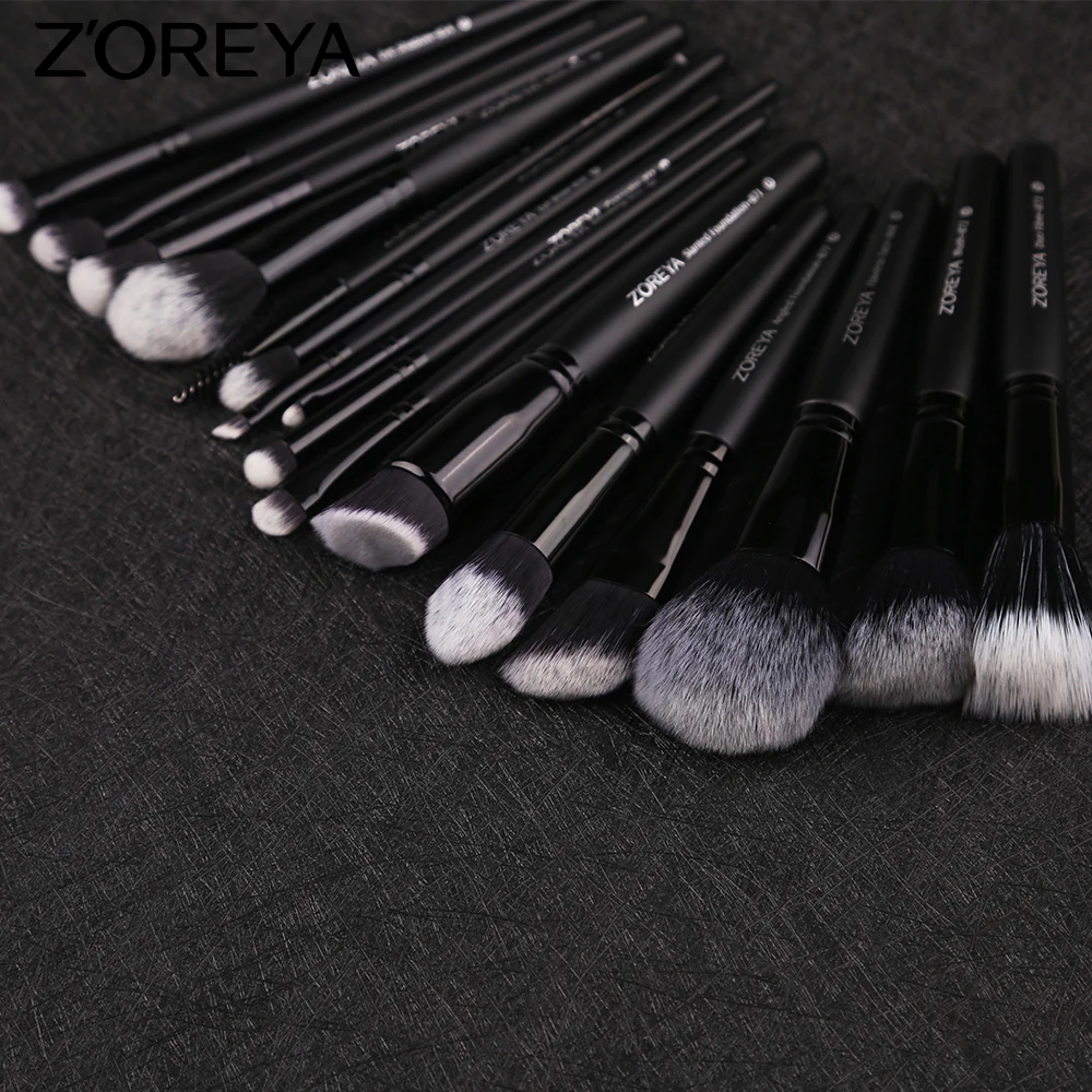 Makeup Brush Set Best Price 18pcs Custom Logo Makeup Brushes Newest Private Label Makeup Brush Sets