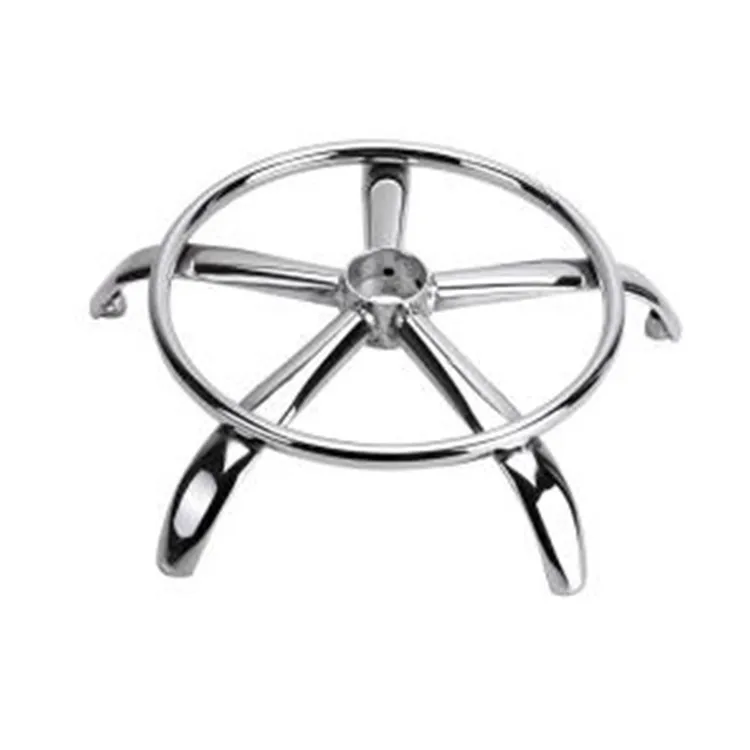 High quality 360 aluminum hydraulic swivel chair base parts