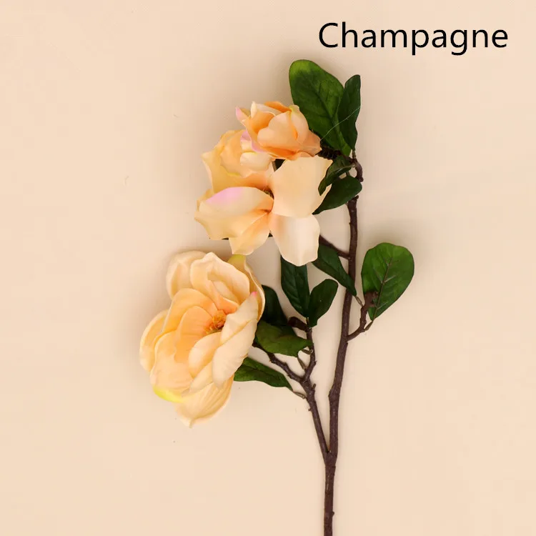 Wholesale party decorations DIY fake Private home public places hotel restaurant Occasion magnolia wedding flowers