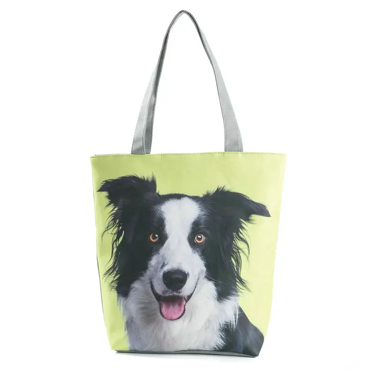 LYMECH 3D print customizable tote bag custom bags handle cotton canvas handbag hand