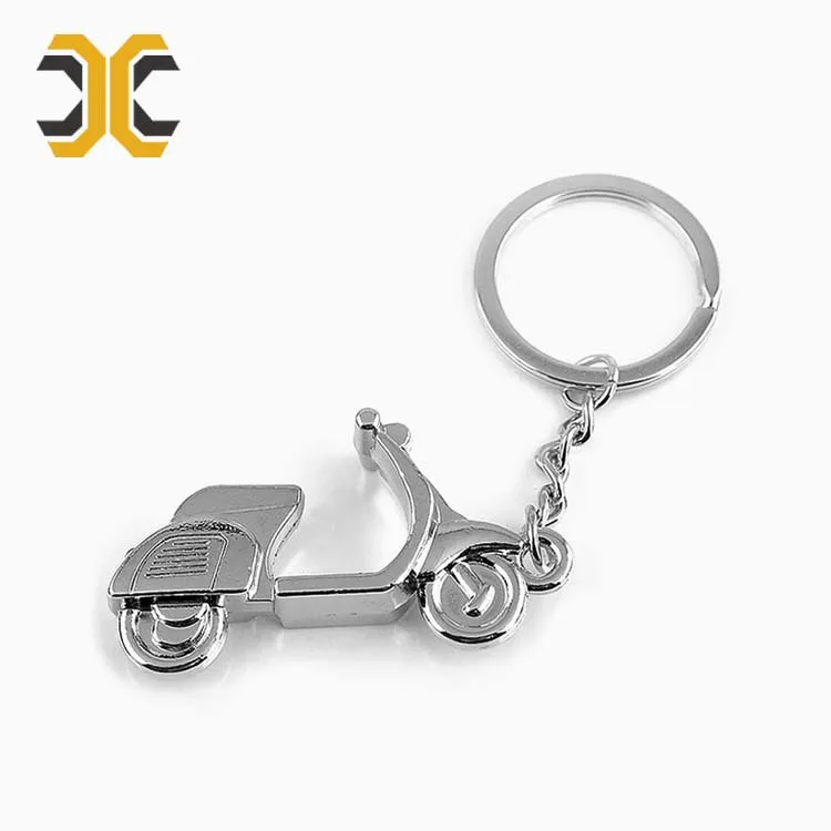 Custom promotion metal electric motorcycle key chain