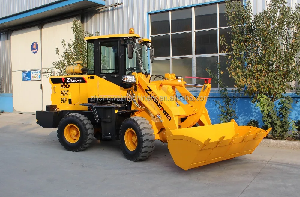 Small shovel loader farm wheel loader machine 1.2T small loader