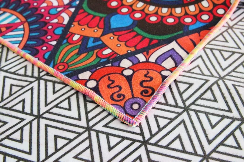 Double-Sided Printed Waterproof And Sand-Proof Microfiber Fleece Quick-Drying Beach Towel