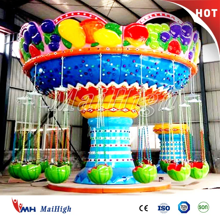 Theme park rides equipment simple flying chair for sale