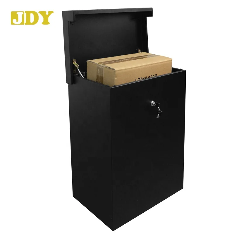 European Stylish Small Capacity Garden Outdoor Express Cabinet Delivery Boxes Safe Locked parcel drop box for mail and parcel