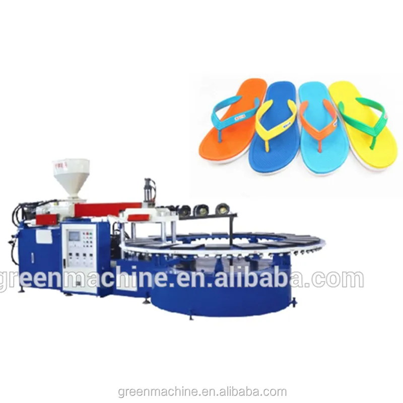 
Rotary PVC slipper and sandal making machine 