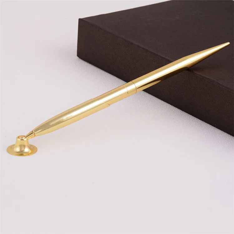 Metal table desk stand pens special magnetic floating ball pen with custom logo