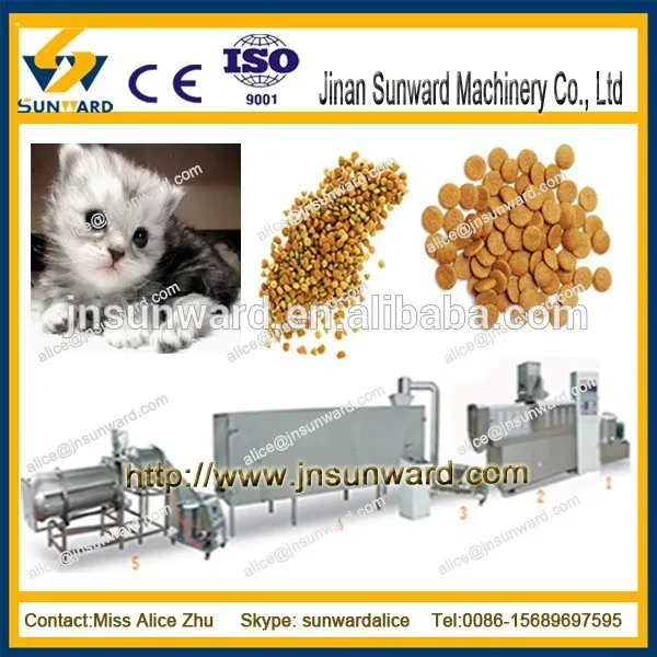 китай автоматического горячей продажа домашних животных питания экструдера машина/домашняя птица пищи делая линию