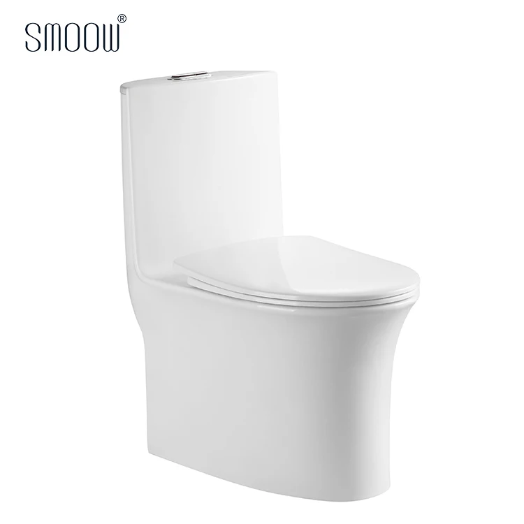 Hot sanitary wares rimless washdown one piece wc ceramic toilet for bathroom