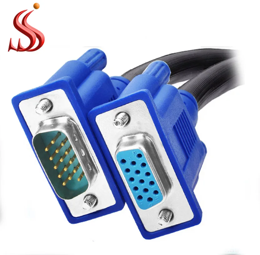  Кабель-удлинитель для монитора с разъемом VGA типа «Папа-мама» 15Pin высокого разрешения