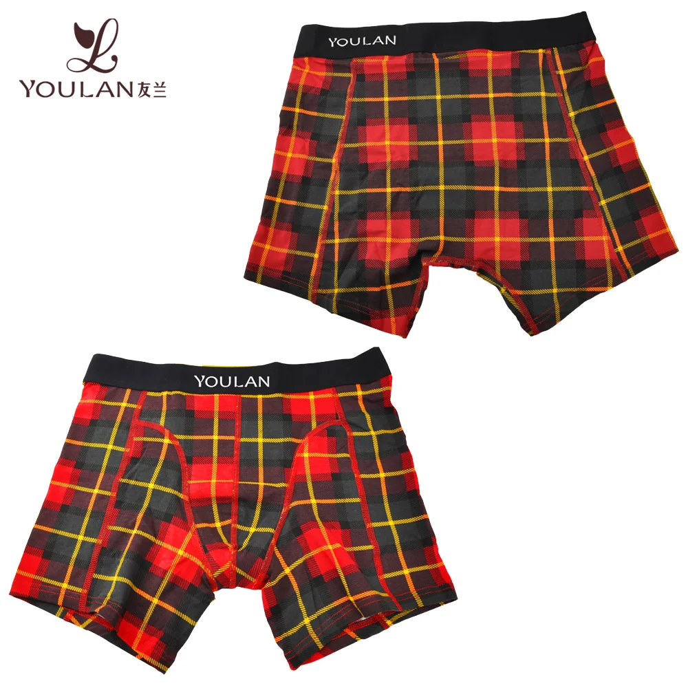 Wholesale Cotton Custom High Waist Men Boxer Underwear