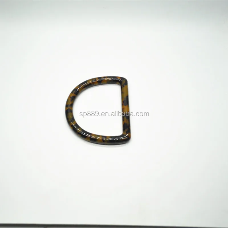 Высококачественные ацетатные D-кольца с ручками в винтажном стиле ручки из пластиковой латуни и сплава-оптовая продажа для сумок ремней