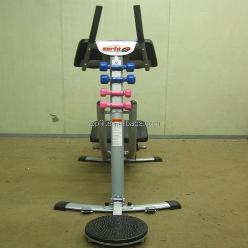 2018 AB Trainer Cruncher 5 Minutes Abdominal Exerciser Shaper Set with Stepper and Wriggling Plate