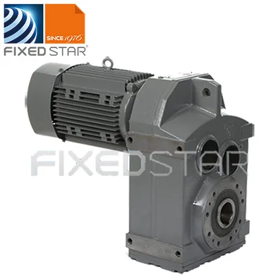 China Industrial reduction box drive transmission helical gear motor