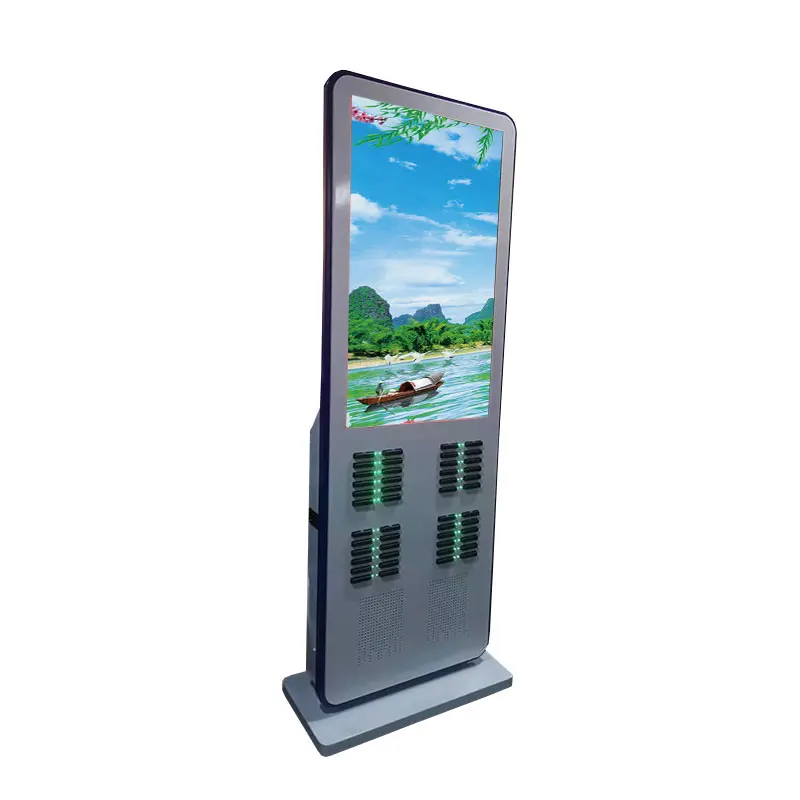 Restaurant mobile phone portable  5V 2A 5000mAh 48slots Sharing Power bank docking station manufacturer
