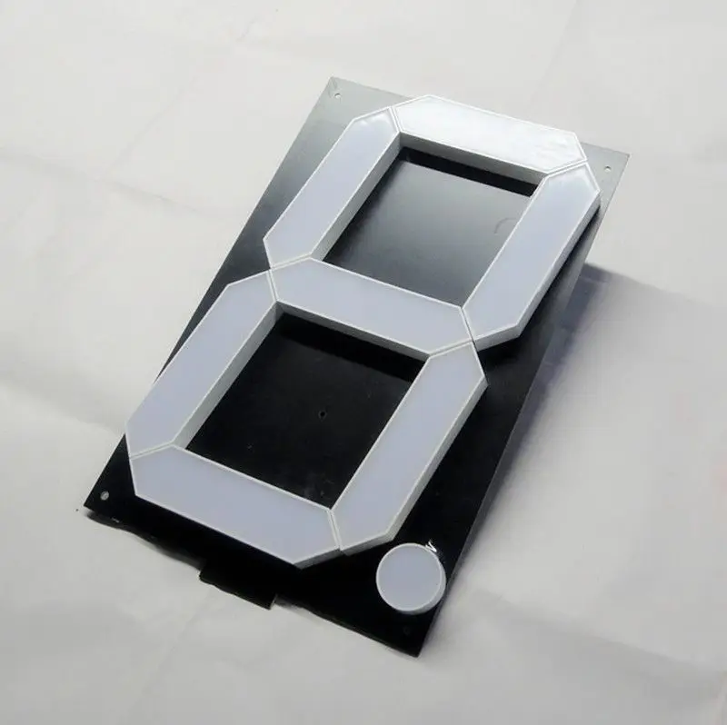 CC CA large 20 inch 7 segment LED display 1 digit ultra red high brightness for time clock