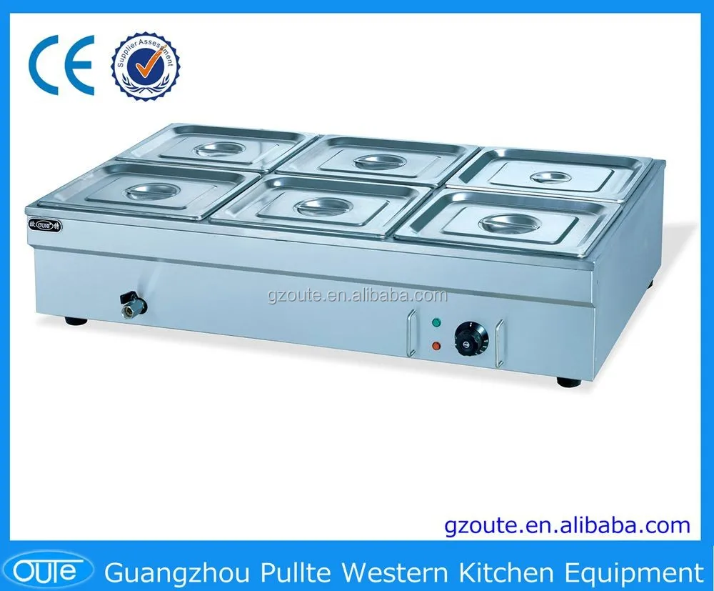 Коммерческое оборудование для кейтеринга столешник из нержавеющей стали 8 GN емкость кастрюли подогреватель еды