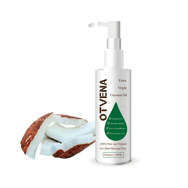 Customize bottle Pure Virgin Coconut Oil Perfect Body Massage Oil