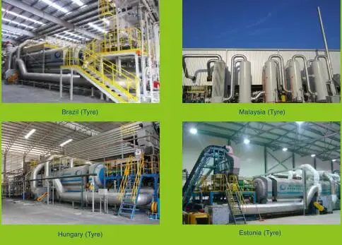 
Continuous Industrial Pyrolysis Machine for Scrap Tyre 