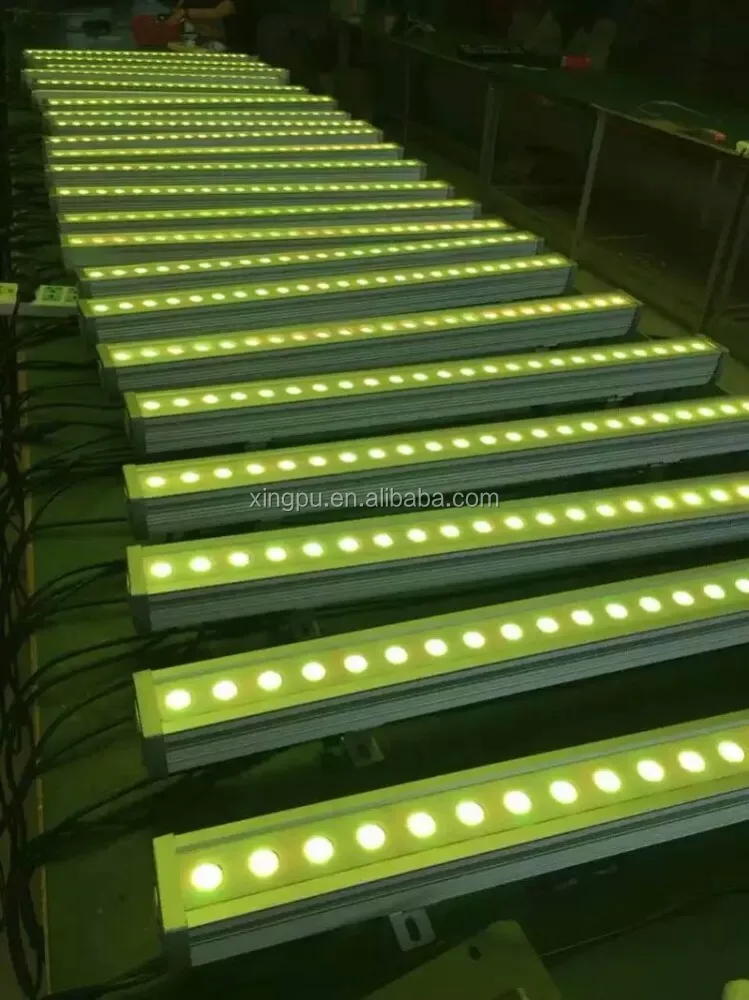 24x3W RGB3in dmx wall washer AC100-240V IP65