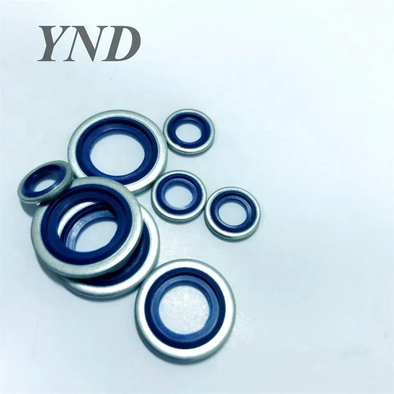 Spot supply self-centering metric British bonded sealing hydraulic pipe adhesive gasket