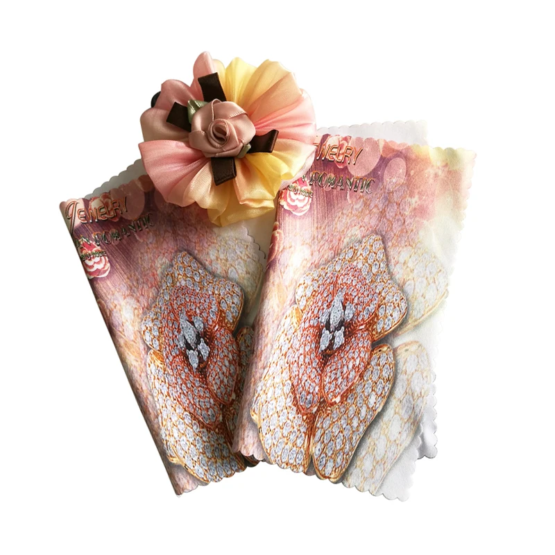 
Fashion microfiber gemstone jewelry polishing cloth 
