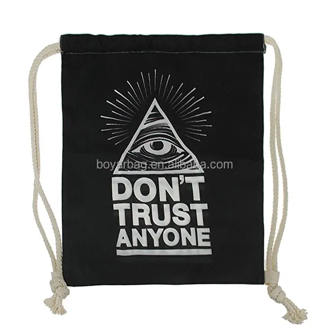 High King Natural Jute Burlap Large Eco Canvas Drawstring Bag Blank Custom Drawstring Backpack