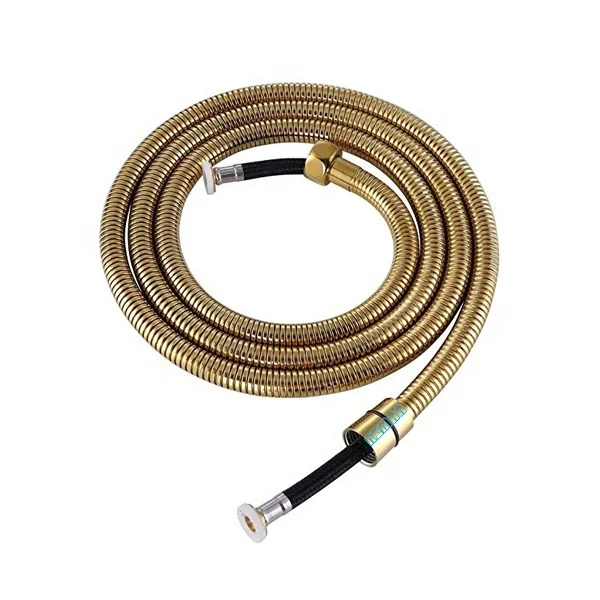 NZMAN Premium Metal Sprayer for toilet clean ,Golden Handheld Muslim Shower,Gold PVD Brass Shattaf Bidet Diaper Sprayer 014-G-P2