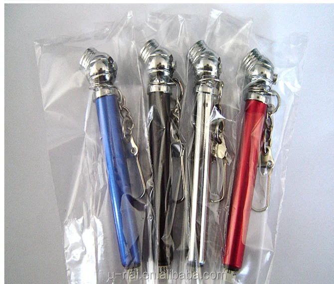 Portable Hot Sale Mini  many color for choose Pencil Tire Pressure Gauge With Keychain pen tire pressure gauge