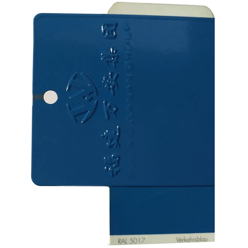WA1712088P ral 5017 sky blue Europe standard TGIC free metal coat powder paint