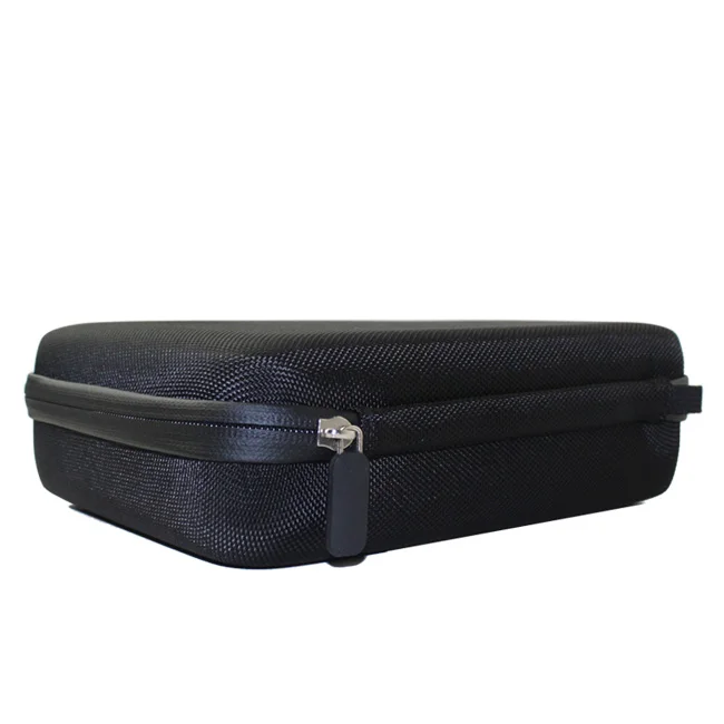 Factory Custom Portable Rectangle Travel Carry Camera and Accessory Case with foam and mesh pocket, EVA Hard Case for Camera