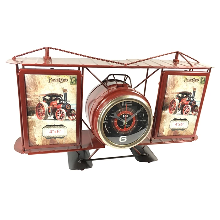 Modern style clock art plane clock insert 14 inches table clock