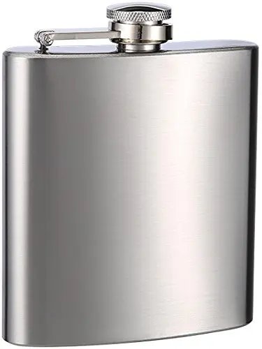 8 Oz 100% Stainless Steel Hip Flask Set With.Bonus