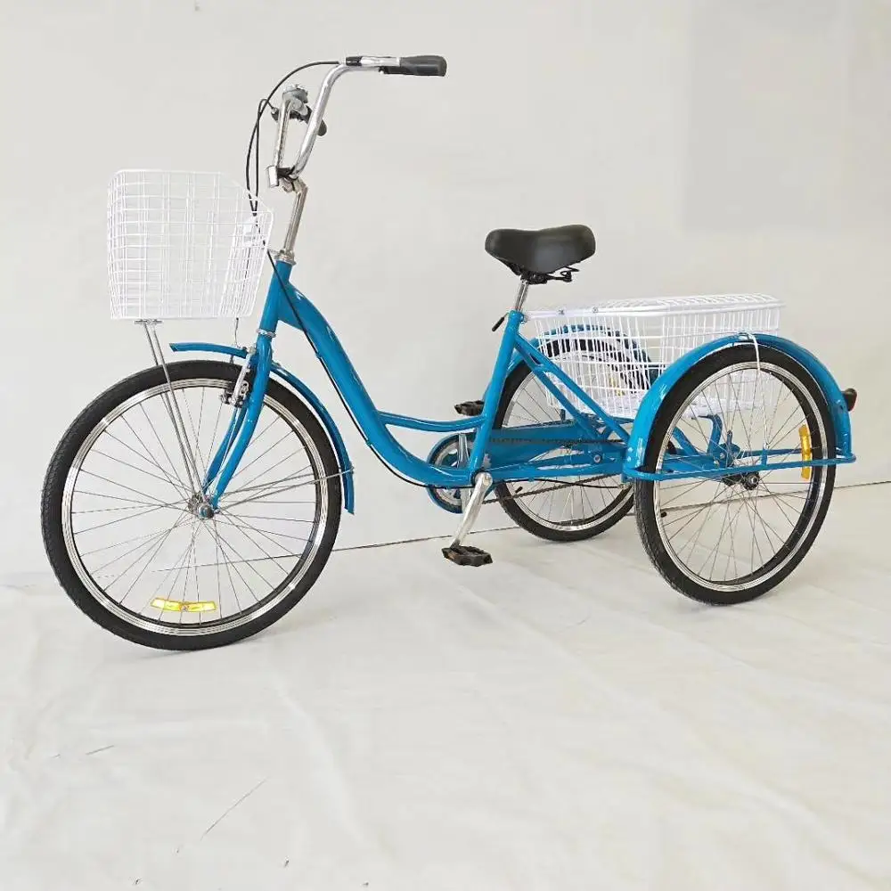 Hot sale three wheel electric tricycle adult/adult tricycle bike 26 in/adult tricycle dual seat