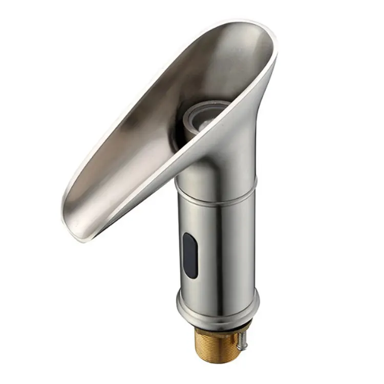 Solid Brass Casting 3 LED Lights Indicating Infrared Sensor Water Mixer