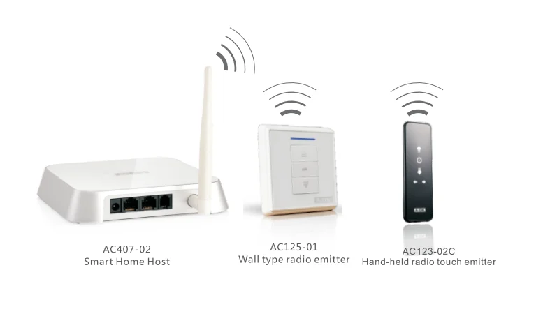 smart home electric wifi control sunscreen roller blinds