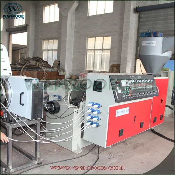 Прядь резки вторичной переработки пластмасс гранулирования производственная линия