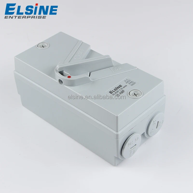 Погодозащищенный выключатель изолятора 4 полюса 20 А, выключатель изоляции TF420 UKF-420