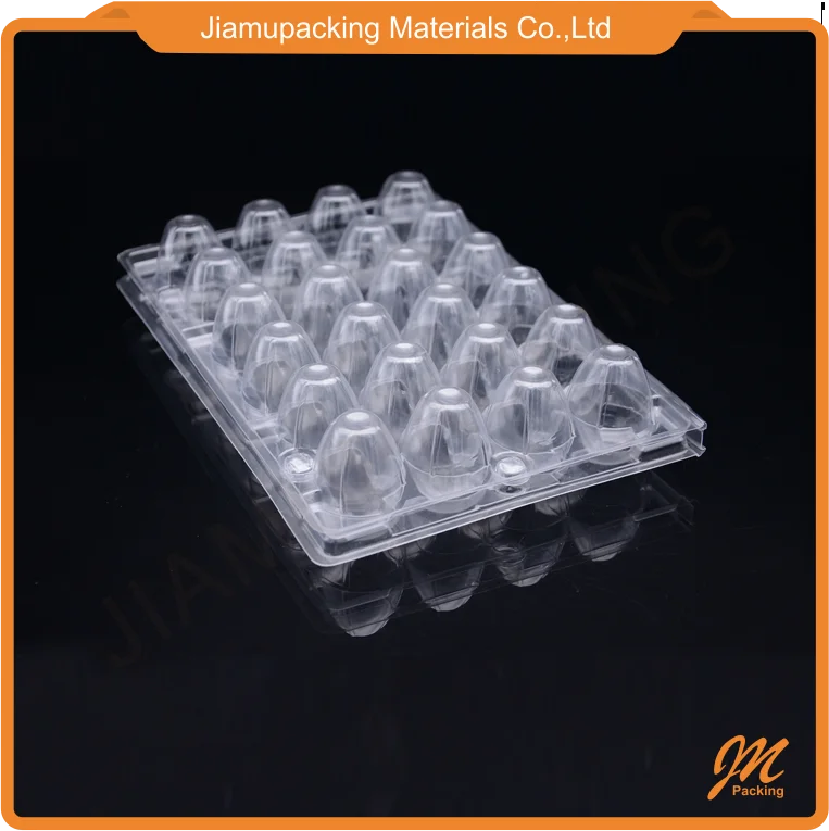 24 cells blister clamshell plastic material quail egg cartons