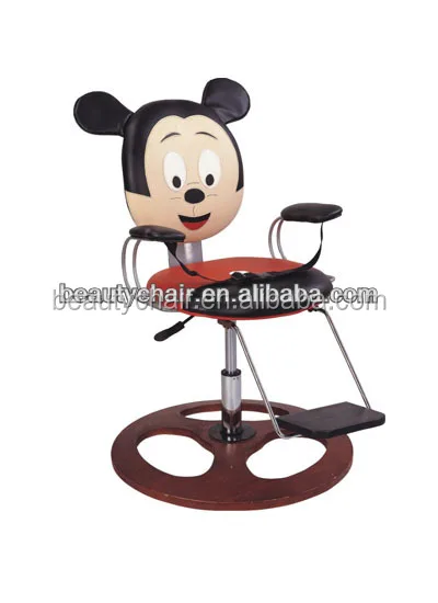  Красный Симпатичный и маленький мультяшный стиль Минни Маус парикмахерский стул для детской салонной мебели