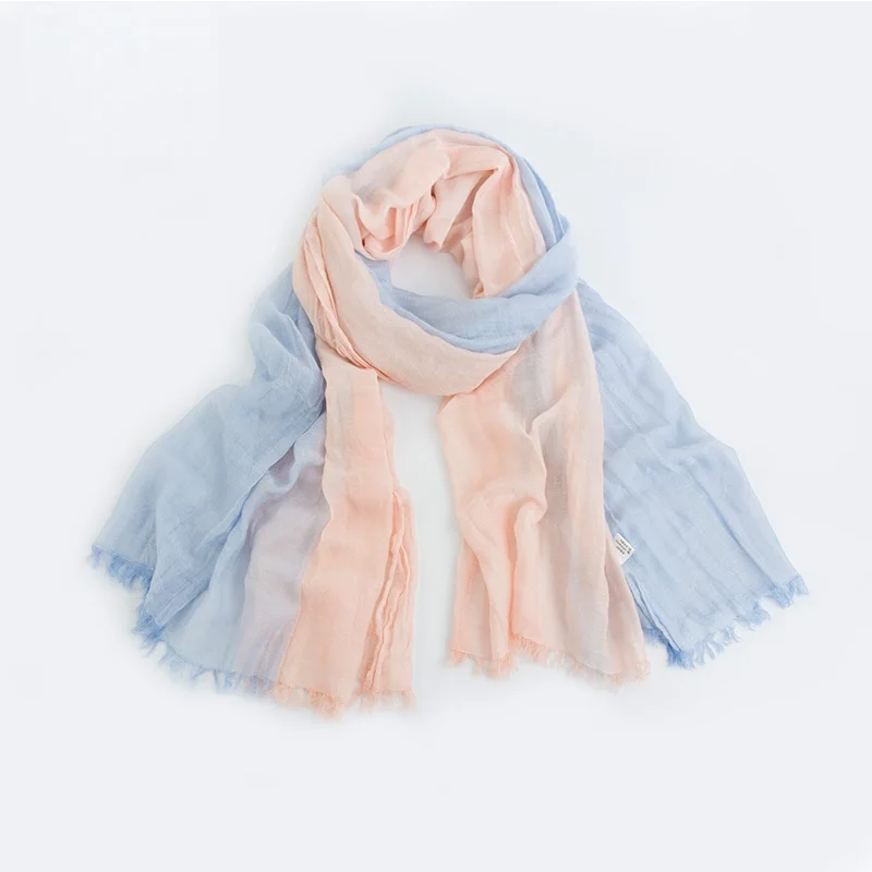 Fashion design viscose cotton wholesale square scarves