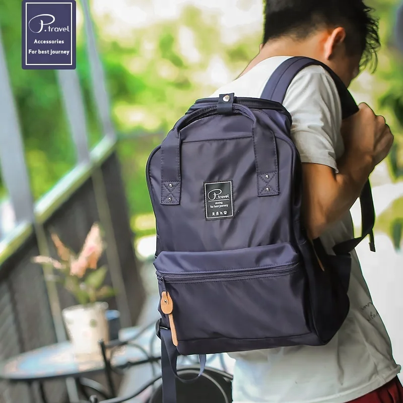 P.travel Foldable Travel Waterproof Zipper Usb Port Shoulder Bag Backpack