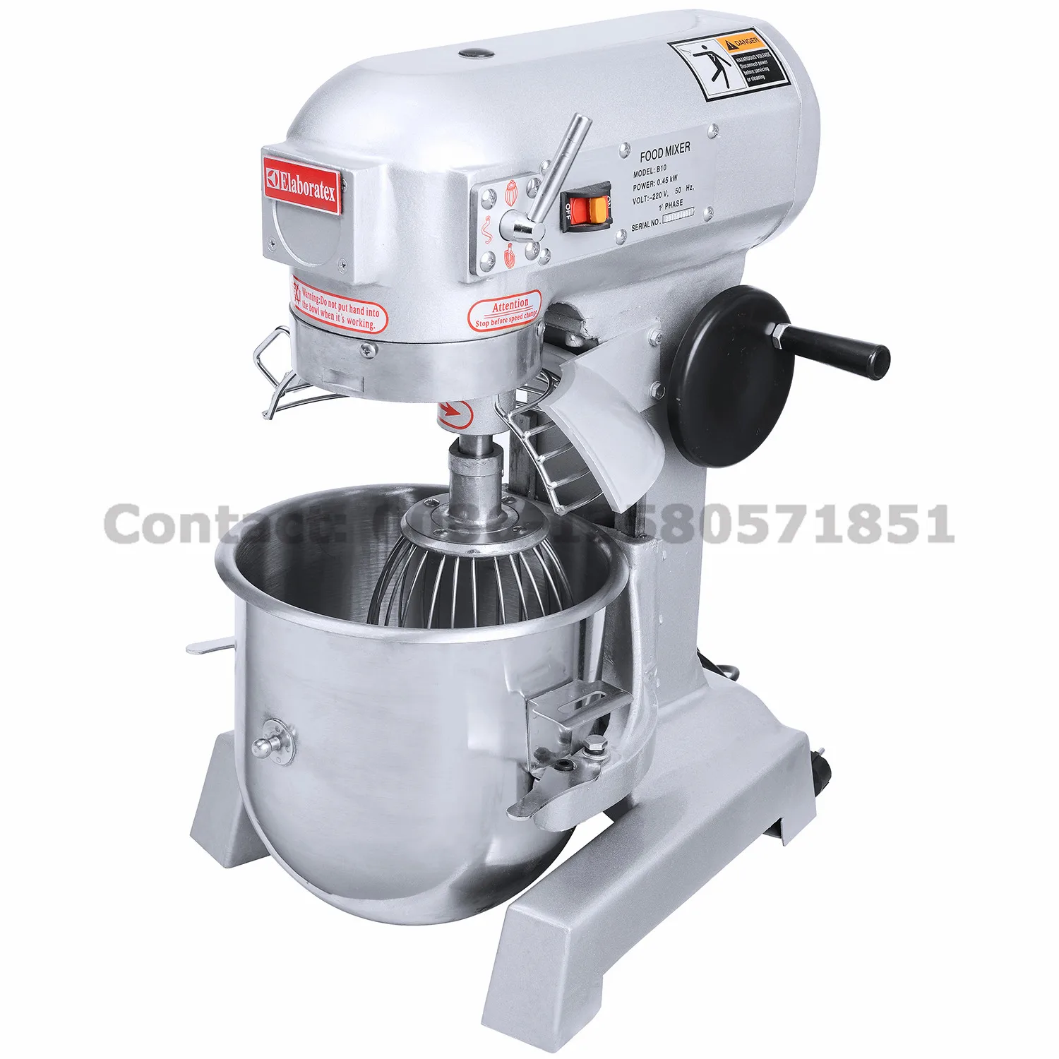 planetary dough food cake mixer 20 Liters 6 kg dough HOBART design