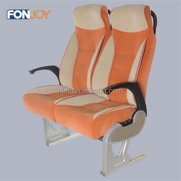 Factory price coach bus seat passenger seat with backside handle and food tray
