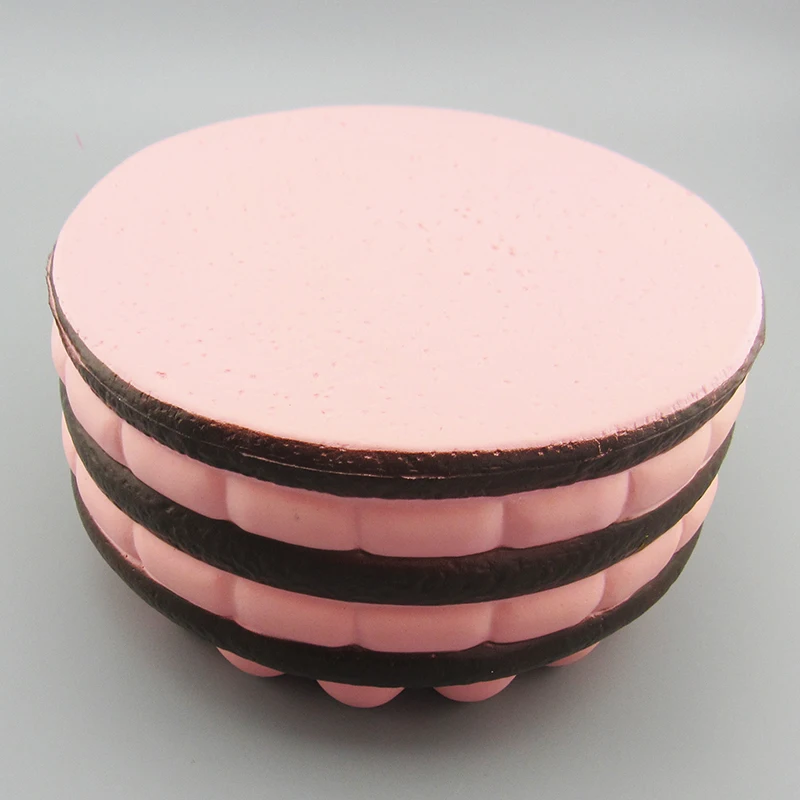 
Slow Rising Kawaii Colorful Squishy Soft Strawberry Cake Jumbo Scented cake 