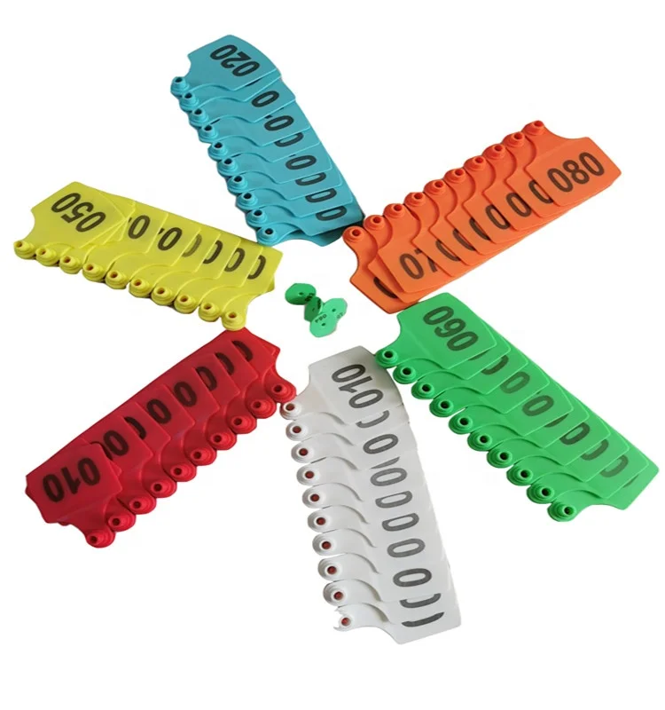 Good quality rfid uhf animal ear tag for cattle with logo printed