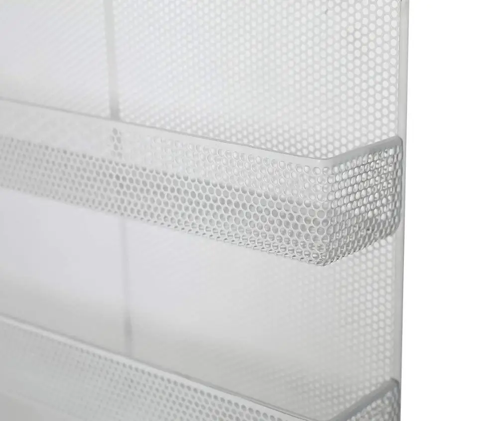Easypag 6 Tier Wall Mounted Spice Rack Organizer Kitchen Spice Storage Shelf  Sturdy Punching Net Spice Rack