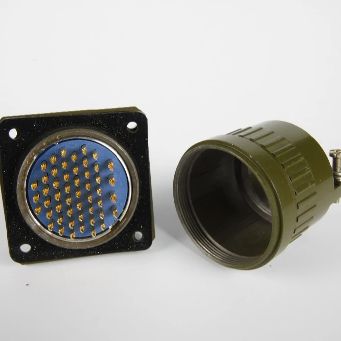 Y2M-50ZJ-2 50pin наружная резьба Военная Кэннон разъем